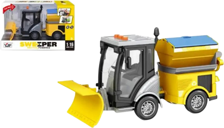 Pojazd pług Swede ze światłem i dźwiękiem Q12222 (5902496211913) - obraz 1