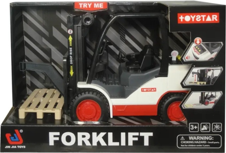 Wózek widłowy Swede ze światłem i dźwiękiem G7295 (5902496197033) - obraz 1