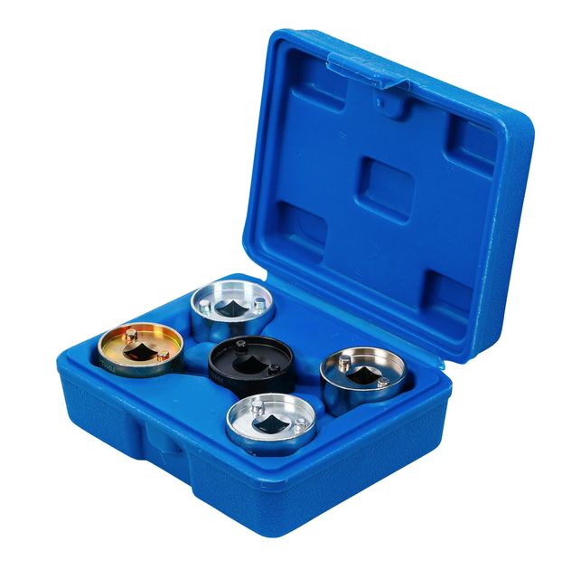 Набор адаптеров для регулировки ГРМ VAG 1.8/2.0 TFSI 5 пр. Rewolt T6467VAG - Фото 3 Набор адаптеров для регулировки ГРМ VAG 1.8/2.0 TFSI 5 пр. Rewolt T6467VAG - изображение 3