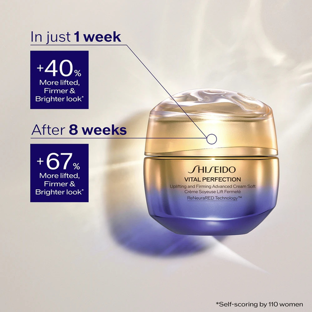 Крем для обличчя Shiseido Vital Perfection Uplifting and Firming Advanced Cream Soft зміцнюючий 50 мл (768614210245) - зображення 8