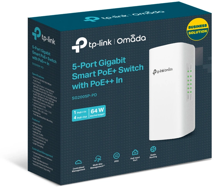 Коммутатор TP-LINK Omada SG2005P-PD - изображение 5