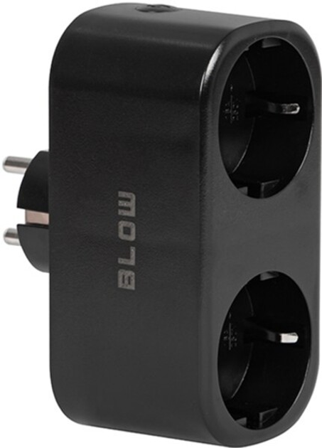 Розумна подвійна розетка Blow Wi-Fi Tuya Black (5900804149293) - зображення 3