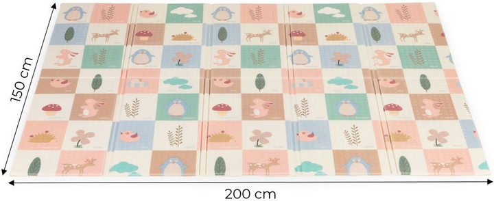 Килимок з пінопласту для дітей Iplay навчальний двосторонній складний 200 x 150 см (6958868850371) - зображення 11