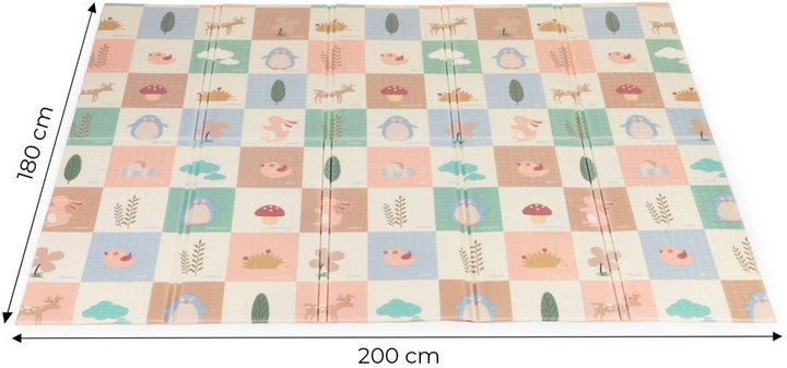 Килимок з пінопласту для дітей Iplay навчальний двосторонній складний 200 x 180 см (6958868880378) - зображення 9