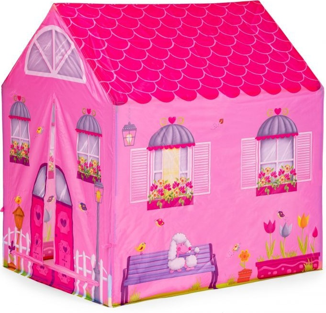 Ігровий намет Iplay Будинок з тунелем Рожевий (6958868883263) - зображення 3