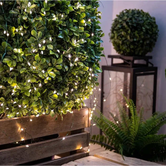 Светодиодная гирлянда «Роса» USB, 30 м, 300 LED, теплый белый свет/LED-гирлянда с питанием от повербанка - Фото 2 Светодиодная гирлянда «Роса» USB, 30 м, 300 LED, теплый белый свет/LED-гирлянда с питанием от повербанка - изображение 2
