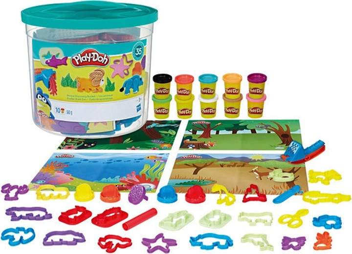 Zestaw do zabawy Hasbro Play-Doh Wielkie Zoo E2388 (5010993516247) - obraz 3