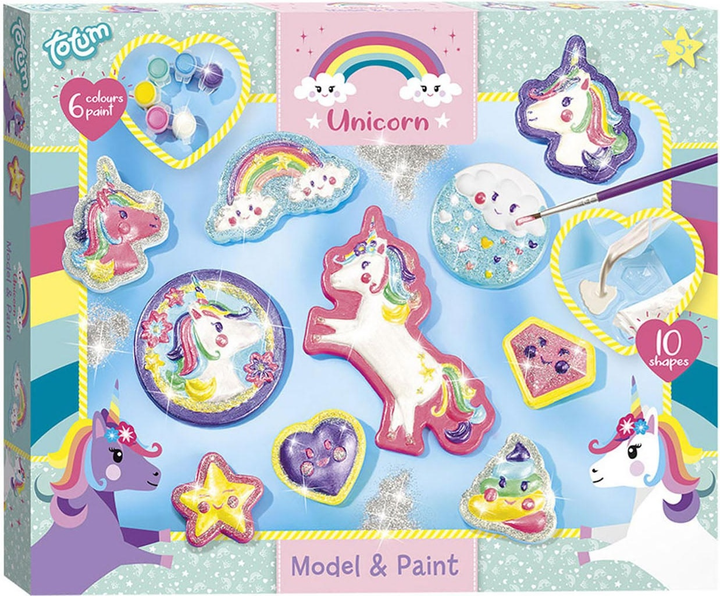 Zestaw kreatywny Totum do odlewów gipsowych z motywem jednorożca TT071759 (8714274071759) - obraz 1