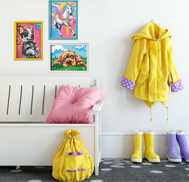 Розмальовка за номерами As Paint Веселий хаскі 40 x 50 см 1038-41013 (5203068410131) - зображення 5