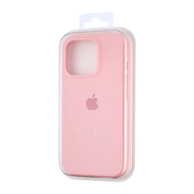 Чехол для iPhone 16 Pro силиконовый Soft-touch Silicone Case Full Size (AA) Light Pink - Фото 3 Чехол для iPhone 16 Pro силиконовый Soft-touch Silicone Case Full Size (AA) Light Pink - изображение 3