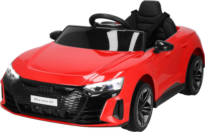 Samochód na akumulator Springos Audi z klaksonem Czerwony KC0013 (5907719483191) - obraz 1