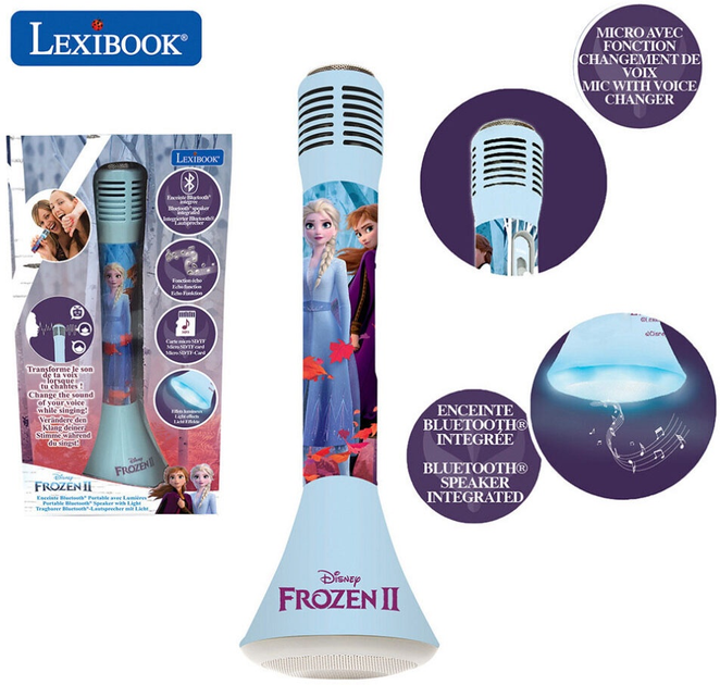 Мікрофон Lexibook Disney Frozen II (3380743078441) - зображення 4