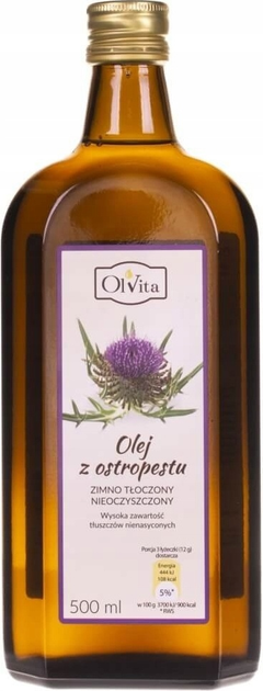 Олія розторопші Olvita холодного віджиму 250 мл (5902841302600) - зображення 1