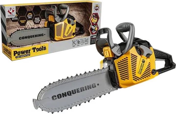 Іграшкова електропила Swede Power Tools зі звуковими та світловими ефектами Q12474 (5902496211906) - зображення 1