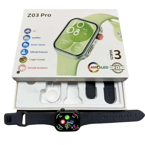 Смарт-годинник Fendior Z03 PRO IP65 чорний - Фото 3 Смарт-годинник Fendior Z03 PRO IP65 чорний - изображение 3