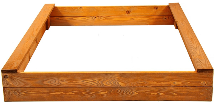 Пісочниця дерев'яна Springos Economy просочена 120 x 120 см (5907719484020) - зображення 3