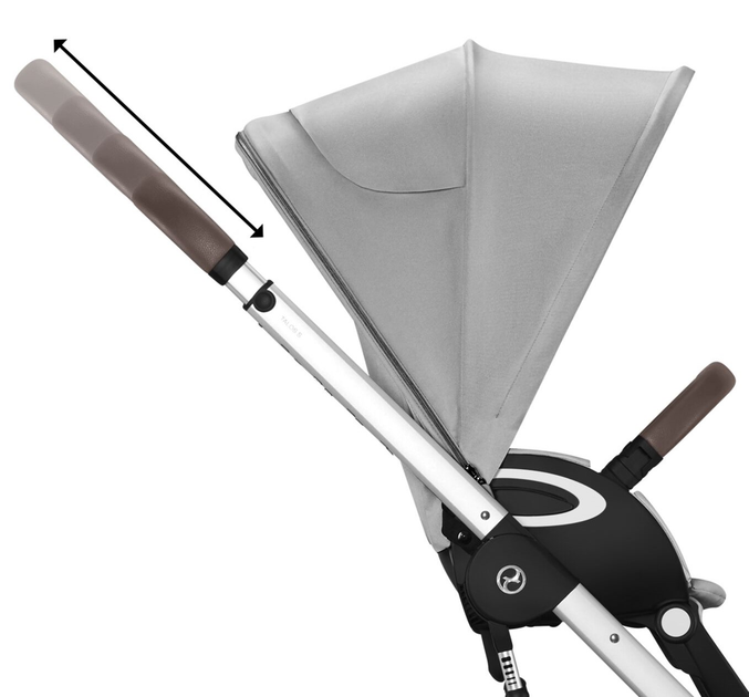 Прогулянкова коляска Cybex Gold Talos S Lux Moon Black (4063846392414) - зображення 11