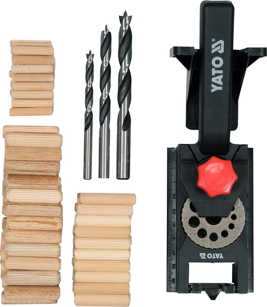 Zestaw do połączeń kołkowych YATO 154 elementów (YT-44122) - obraz 1