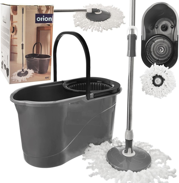 Швабра Orion сіра з відром 19 л (720735) (8694917005245) - зображення 10