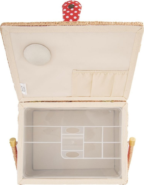 Niciarka Orion czerwona w grochy (154021) 24 x 18 x 12 cm (8592381175535) - obraz 5