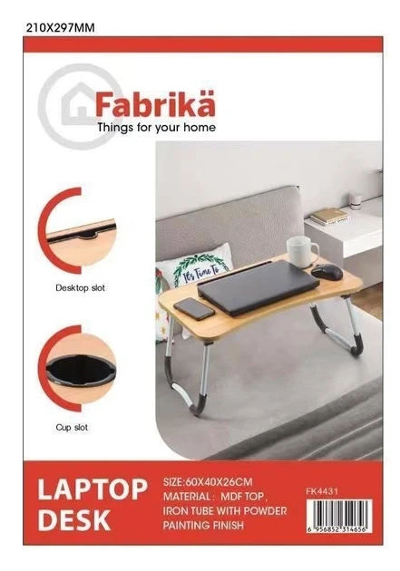 Столик складний для ноутбука 60х36 см Table for laptop - Фото 9 Столик складний для ноутбука 60х36 см Table for laptop - зображення 9