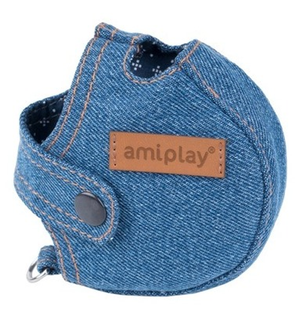 Obudowa na smycz Amiplay Denim XL Niebieska (5907563275027) - obraz 1
