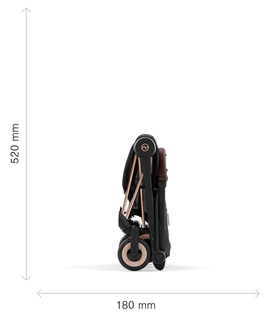 Прогулянкова коляска Cybex Platinum Coya Rosegold Sepia Black (4063846386383) - зображення 14