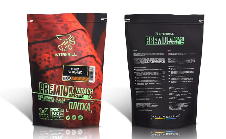 Прикормка Interkrill Преміум Плітка-Ваніль-Аніс 1кг (NFS-028) - Фото 1 Прикормка Interkrill Преміум Плітка-Ваніль-Аніс 1кг (NFS-028) - зображення 1