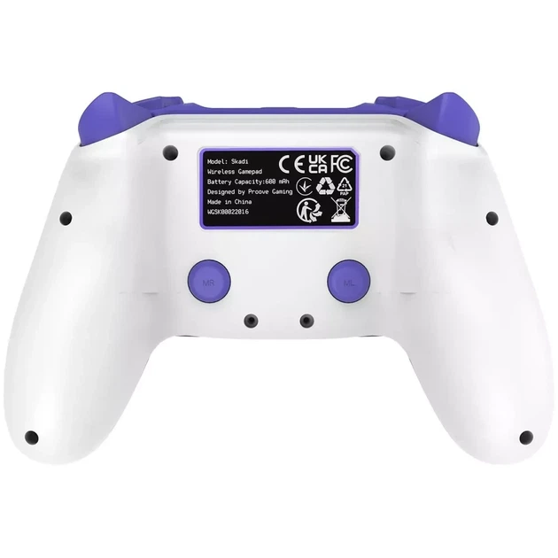 Беспроводной геймпад Proove Gaming Skadi white/purple (WGSK00022016) - изображение 2