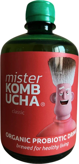 Набор безалкогольных напитков Mister Kombucha Классическая 500 мл х 2 шт + Апельсин 500 мл х 2 шт (4820178066273) - Фото 2 Набор безалкогольных напитков Mister Kombucha Классическая 500 мл х 2 шт + Апельсин 500 мл х 2 шт (4820178066273) - изображение 2