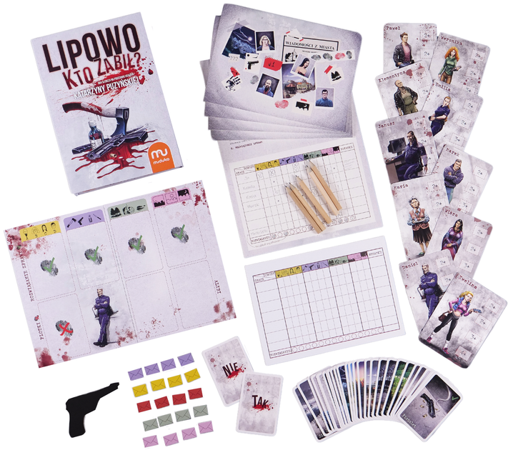 Gra planszowa Muduko Lipowo Kto zabil? (5904262957568) - obraz 6