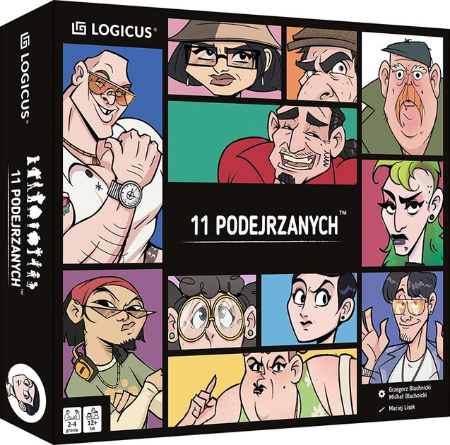 Gra planszowa Kukuryku 11 Podejrzanych (5901738564909) - obraz 1