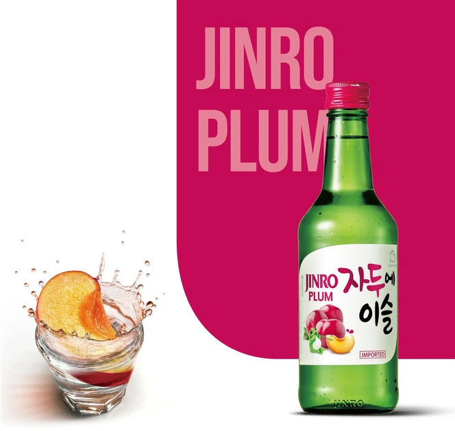 Соджу Jinro Plum Слива 0.36 л 13% (8801048178308) - Фото 2 Соджу Jinro Plum Слива 0.36 л 13% (8801048178308) - зображення 2