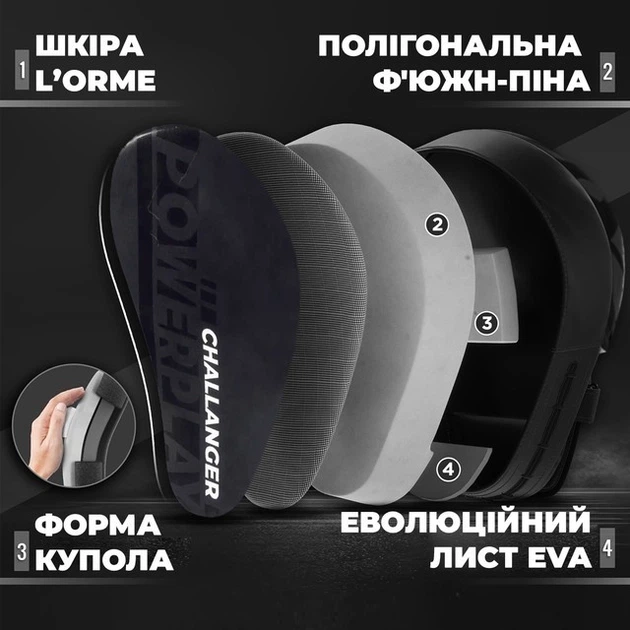 Боксерские лапы для тренировок, PU, черные, гнутая форма, удобный хват, для кикбоксинга и MMA (2784316866) - Фото 3 Боксерские лапы для тренировок, PU, черные, гнутая форма, удобный хват, для кикбоксинга и MMA (2784316866) - изображение 3