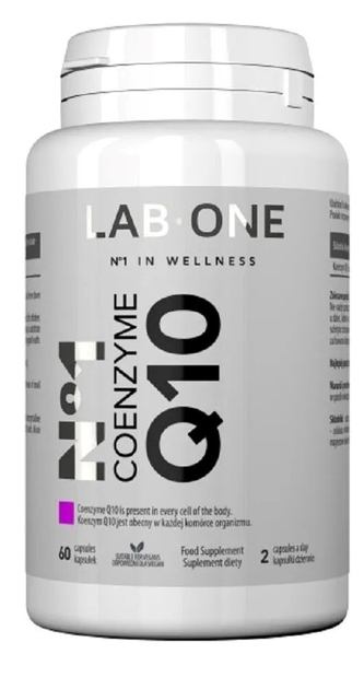 Харчова добавка Lab One Коензим Q10 60 шт (5906630600885) - зображення 1