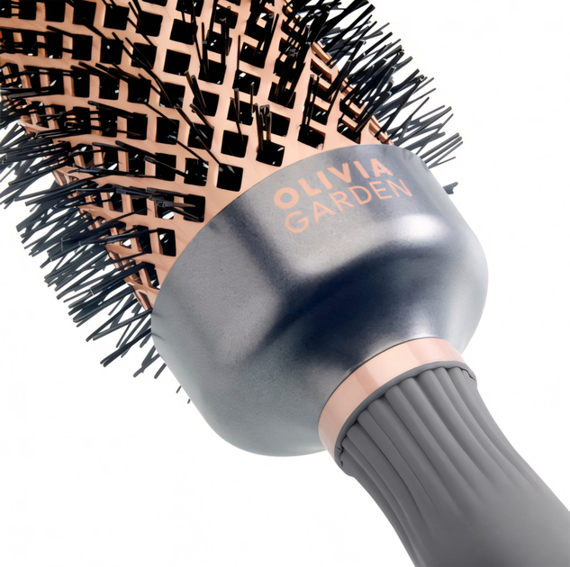 Okrągła szczotka do modelowania włosów Olivia Garden Expert Blowout Heat termoodporna z powłoką ceramiczną 45 mm (5414343021809) - obraz 2