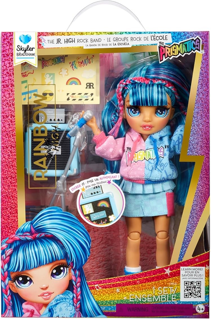 Лялька Rainbow High Jr High Rockband  Fashion Dolls Skyler (565215) (0035051565215) - зображення 1