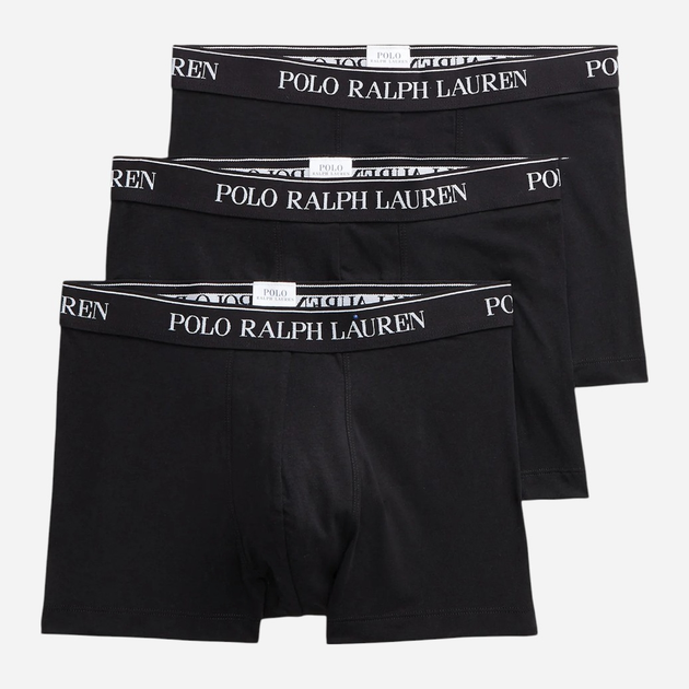 Zestaw majtek męskich typu bokserki Polo Ralph Lauren 714835885002 S 3 szt Czarny (3616531384532) - obraz 1