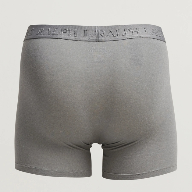 Набір трусів-боксерів чоловічих бавовняних Polo Ralph Lauren 714966105004 2XL 3 шт Чорний/Білий/Сірий (3616852200269) - зображення 2