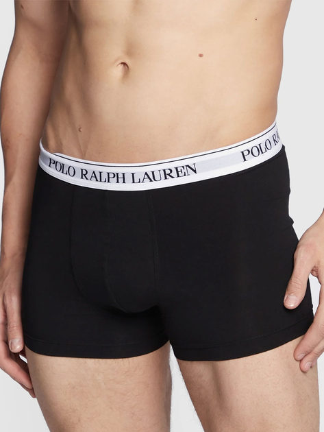 Набір трусів-боксерів чоловічих бавовняних Polo Ralph Lauren 714830299052 XL 3 шт Чорний/Білий/Сірий (3616533066665) - зображення 2