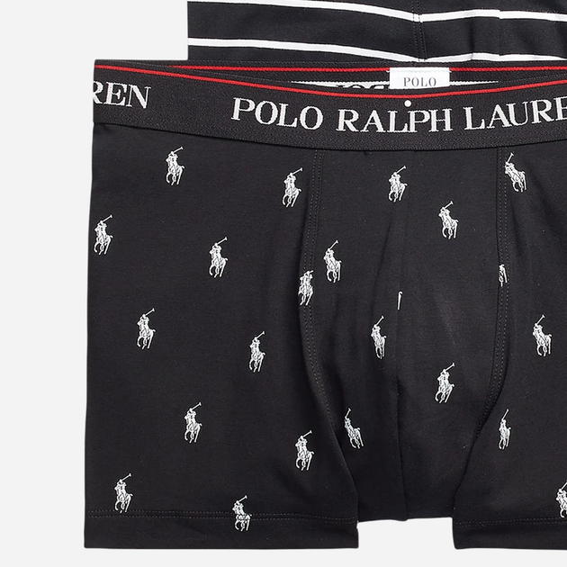 Набір трусів-боксерів чоловічих бавовняних Polo Ralph Lauren 714830299009 XL 3 шт Чорний (3616419657321) - зображення 6