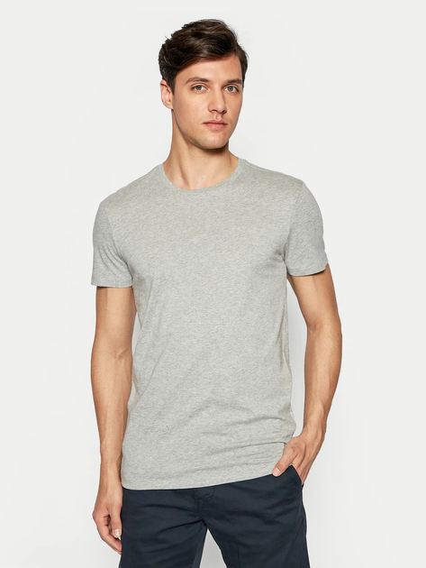 Набір футболок натільних чоловічих бавовняних Polo Ralph Lauren 714830304002 S 3 шт Чорний/Білий/Сірий (3616419658762) - зображення 2