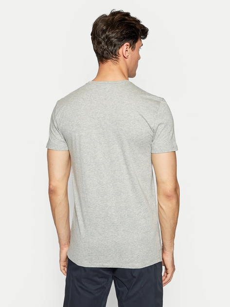 Набір футболок натільних чоловічих бавовняних Polo Ralph Lauren 714830304002 S 3 шт Чорний/Білий/Сірий (3616419658762) - зображення 3