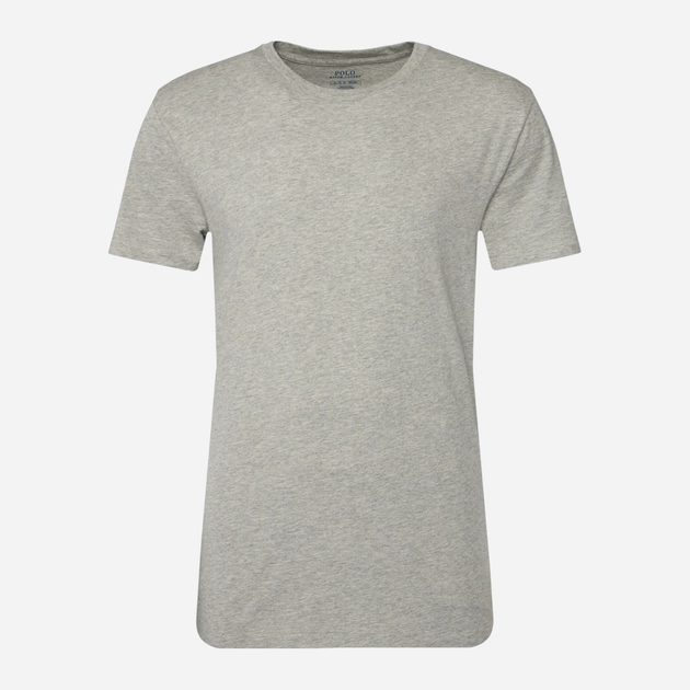 Набір футболок натільних чоловічих бавовняних Polo Ralph Lauren 714830304002 S 3 шт Чорний/Білий/Сірий (3616419658762) - зображення 7