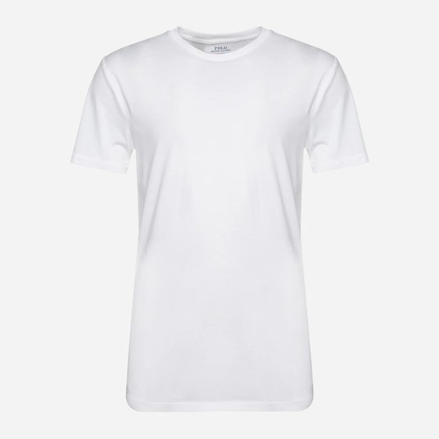 Набір футболок натільних чоловічих великих розмірів бавовняних Polo Ralph Lauren 714830304002 XL 3 шт Чорний/Білий/Сірий (3616419658779) - зображення 8