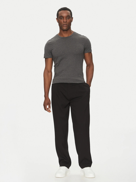 Набір футболок натільних чоловічих бавовняних Polo Ralph Lauren 714830304036 S 3 шт Сірий/Білий/Синій (3616852759446) - зображення 4