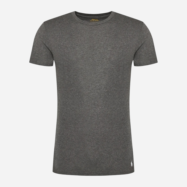 Набір футболок натільних чоловічих бавовняних Polo Ralph Lauren 714830304036 S 3 шт Сірий/Білий/Синій (3616852759446) - зображення 6