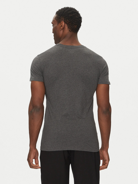 Набір футболок натільних чоловічих бавовняних Polo Ralph Lauren 714830304036 M 3 шт Сірий/Білий/Синій (3616852756865) - зображення 3