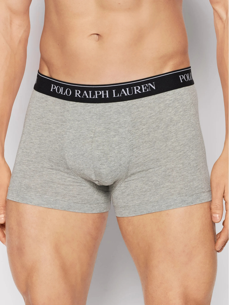 Zestaw majtek męskich typu bokserki Polo Ralph Lauren 714835885003 S 3 szt Czarny/Biały/Szary (3616531384587) - obraz 2