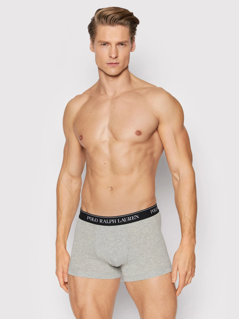 Zestaw majtek męskich typu bokserki Polo Ralph Lauren 714835885003 M 3 szt Czarny/Biały/Szary (3616531384570) - obraz 4